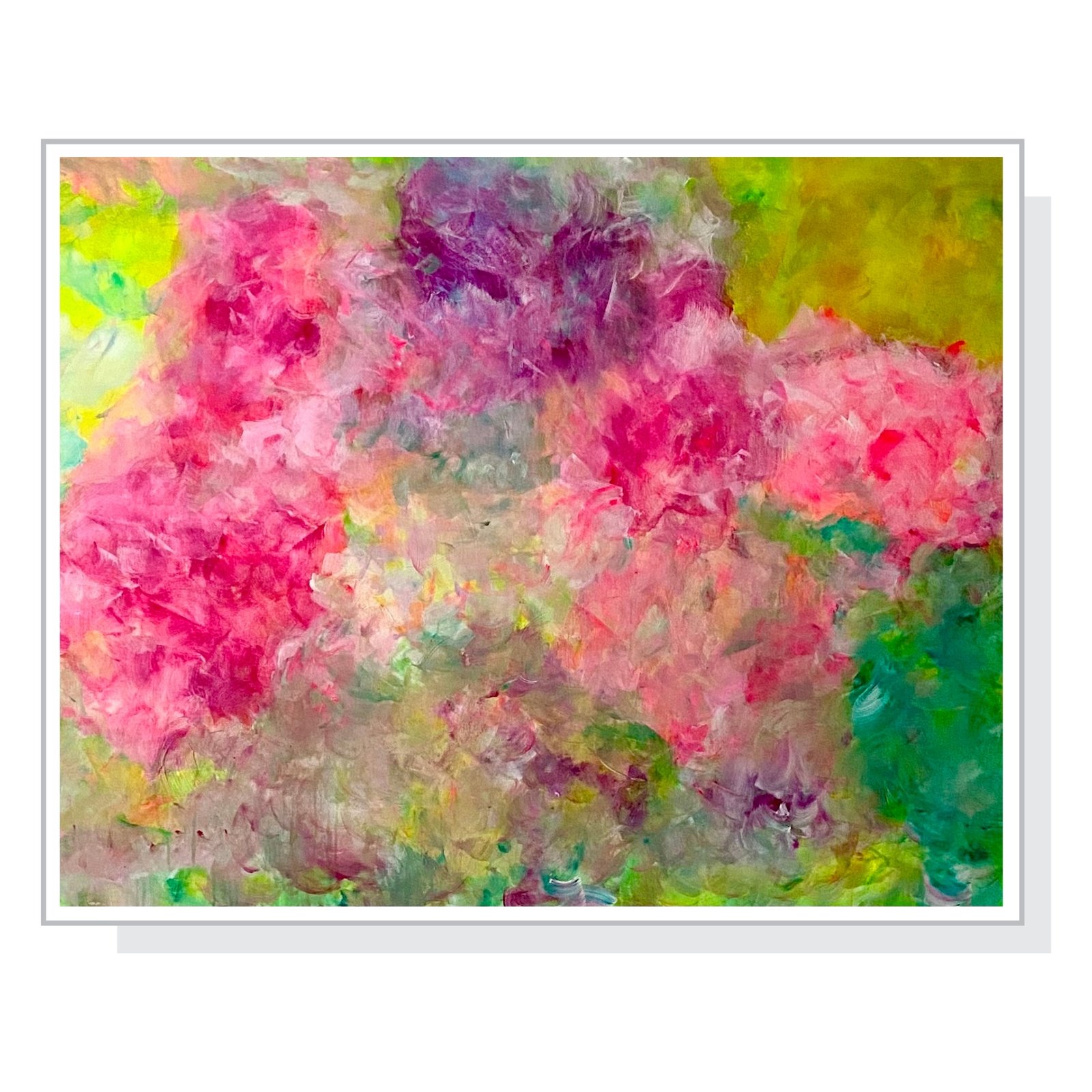 Aufblühen - 180 x 100 cm Preis_ 2. 200 Euro