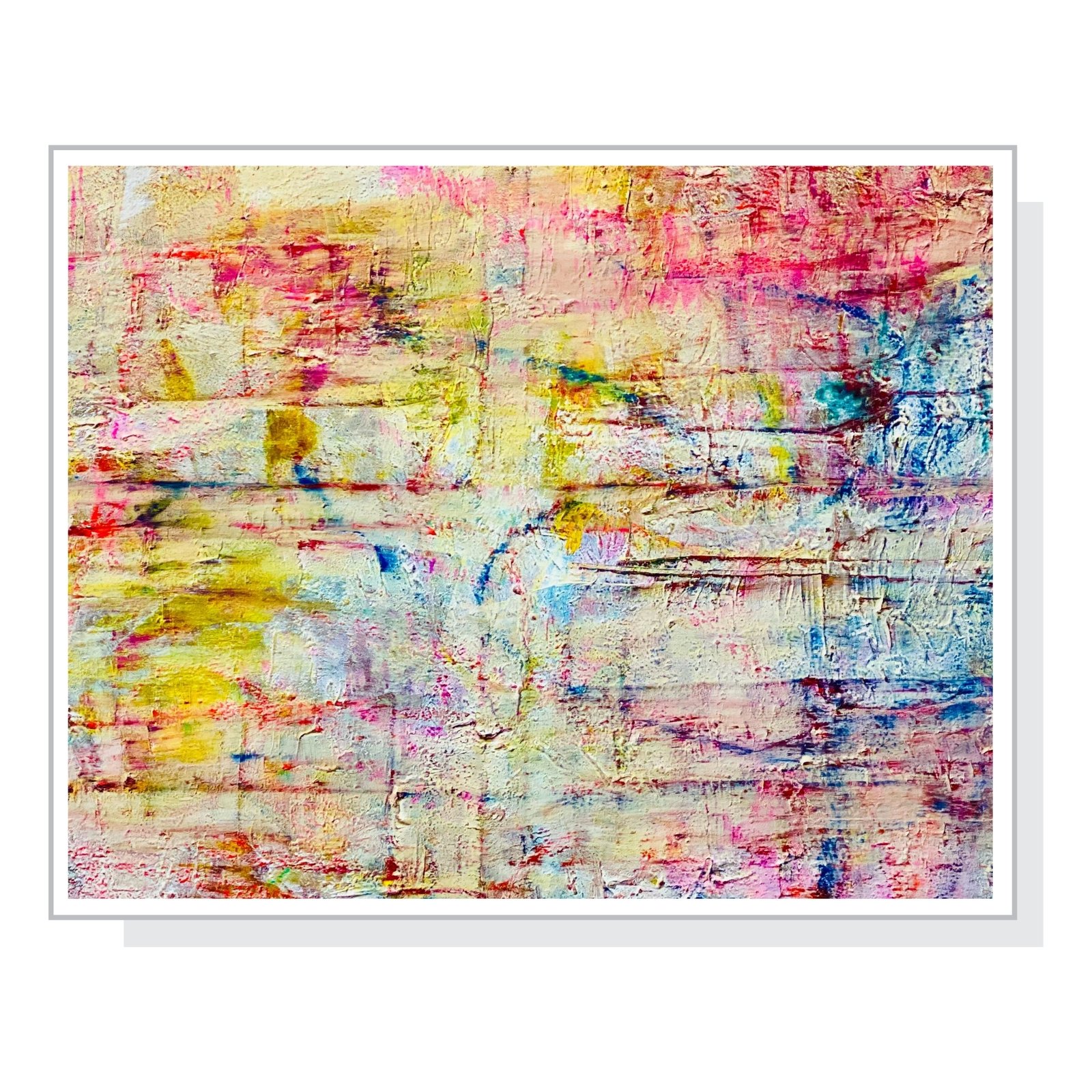  Einzelwerke & Sammlungen - Acryl auf Leinwand „Flow“ 100 x 120 cm 2,000,00 - Verônica Falcão