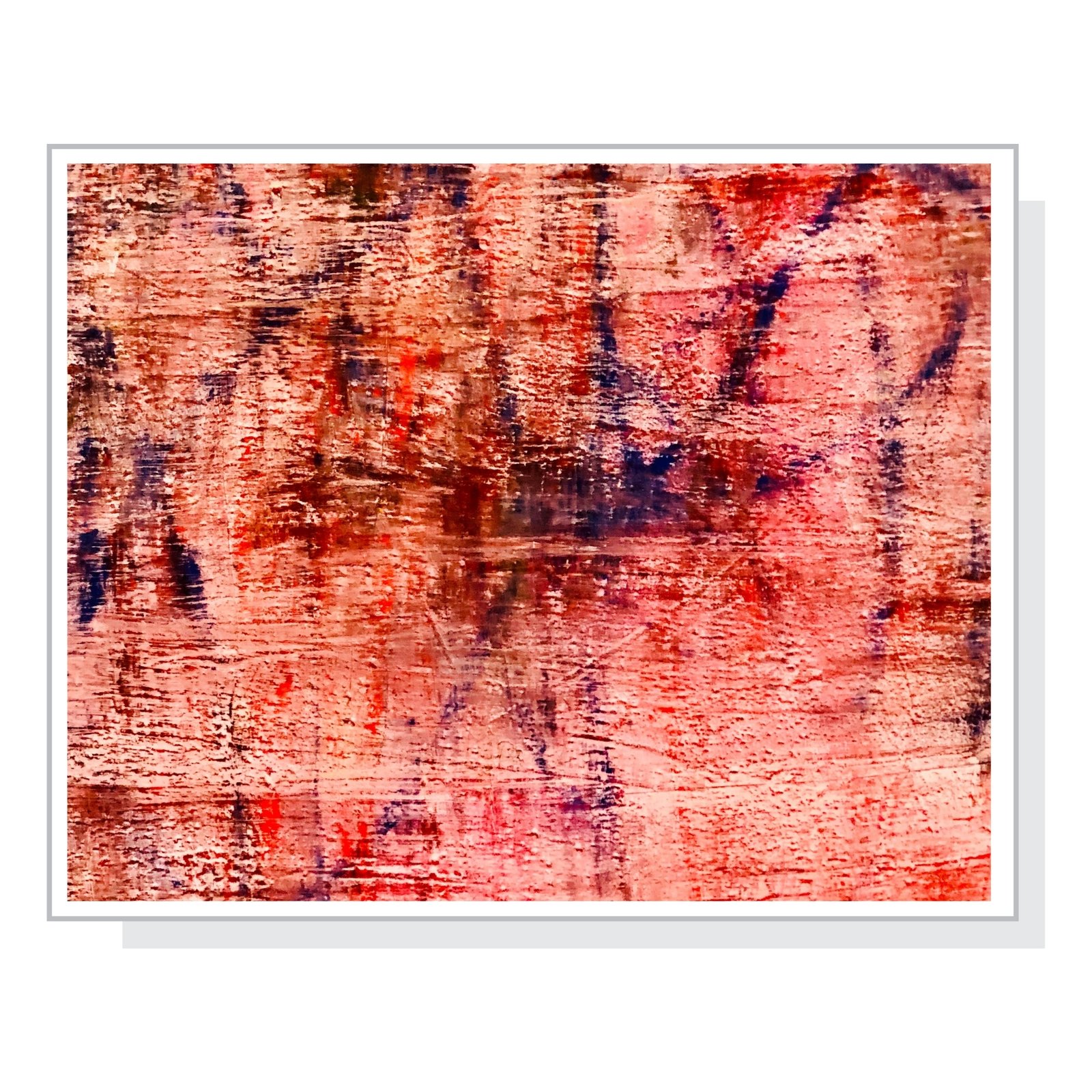 Galerie – Einzelwerke & Sammlungen - Acryl auf Leinwand „Simply Blue„ 120 x 100 cm 2,000,00 - Verônica Falcão