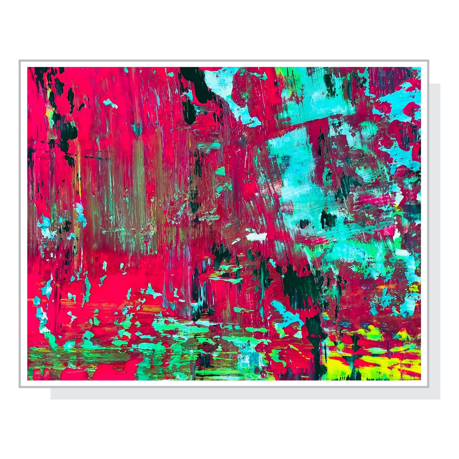  Einzelwerke & Sammlungen - Acryl auf Leinwand „Traffic“ 100 x 100 cm 1.300,00 - Verônica Falcão