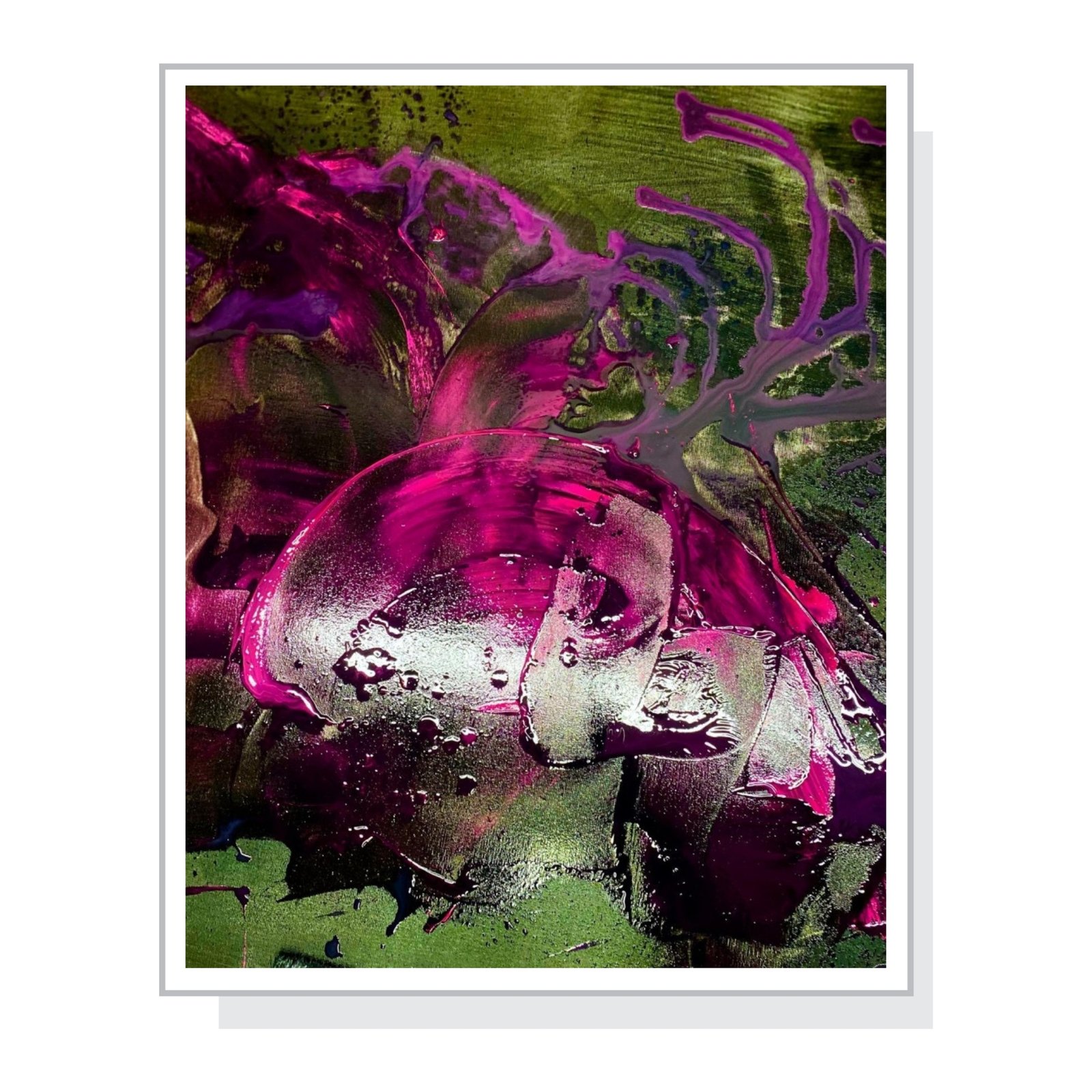 Innere Vegetation – Acrylgemälde auf Leinwand (40 x 50 cm)